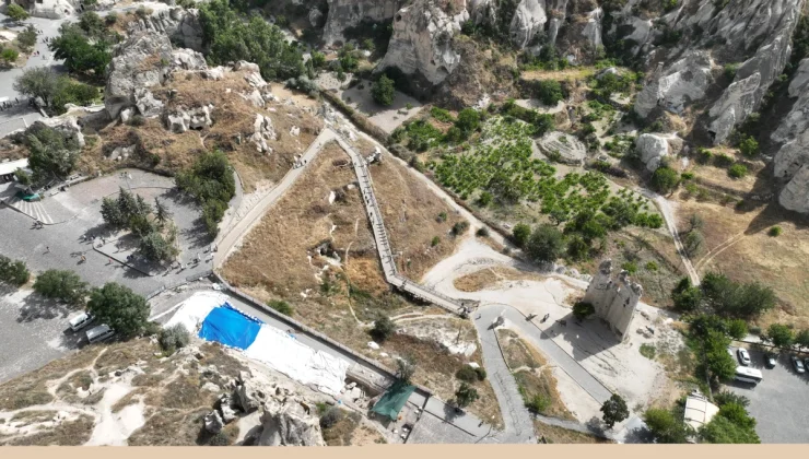 Kapadokya’da yapılan kazı çalışmalarında çeşitli bulgular ortaya çıktı