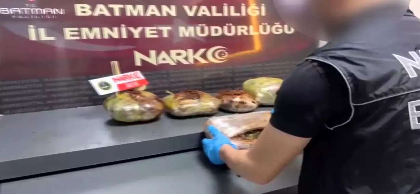 Batman’da Uyuşturucu Operasyonu