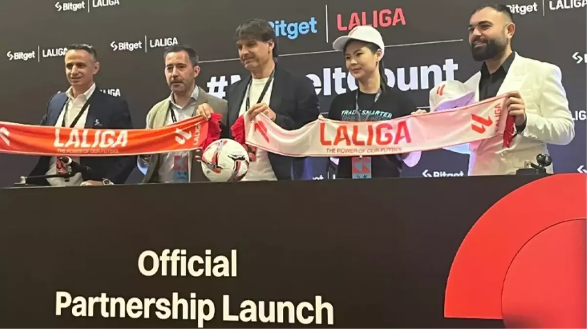 Bitget ve LaLiga arasında milyon dolarlık dev sponsorluk anlaşması