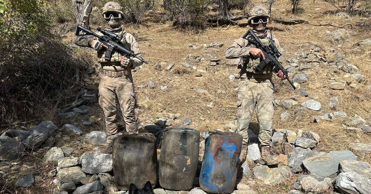 Bitlis’te patlayıcı yapımında kullanılan sıvı madde ele geçirildi