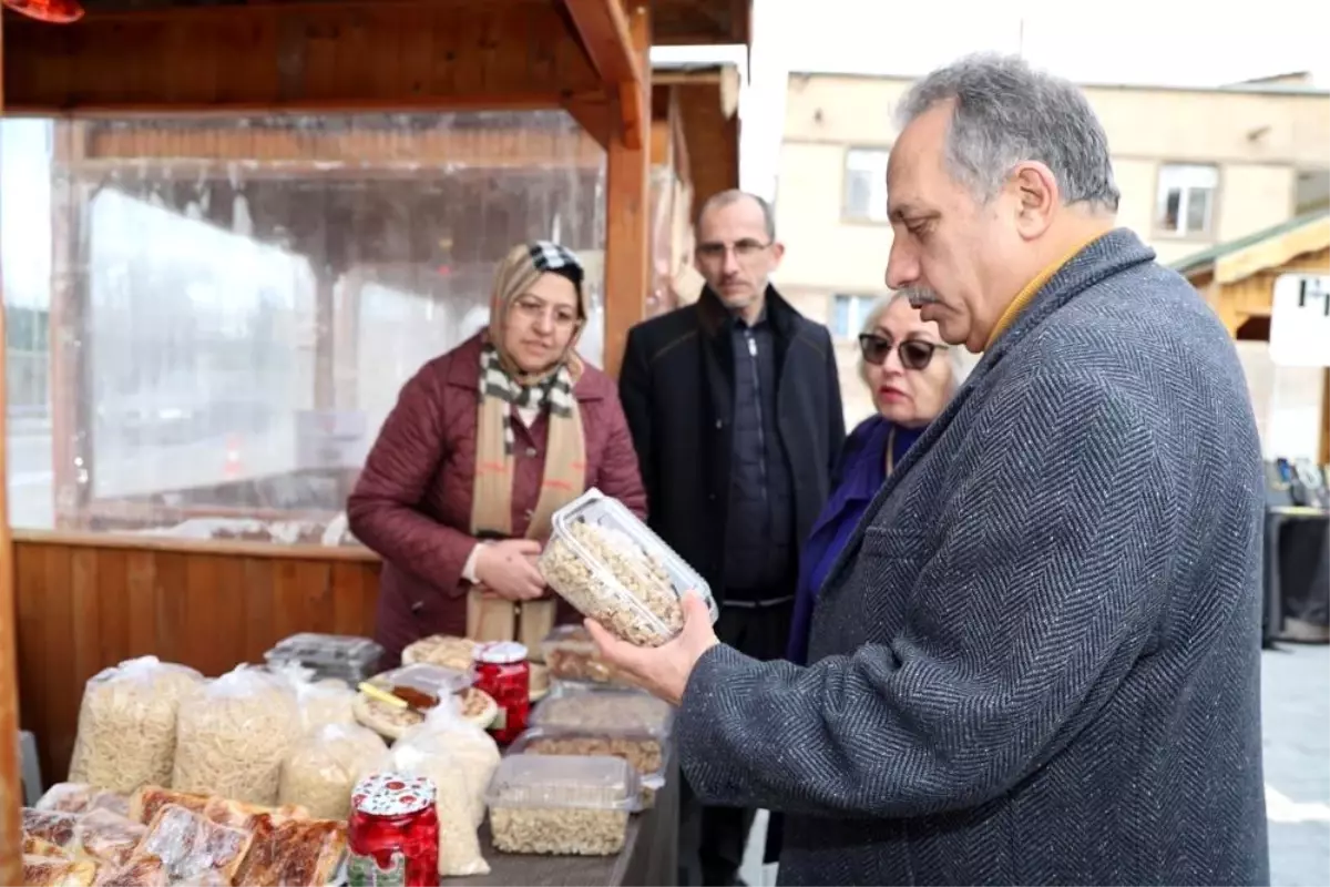 Maharetli Eller Kadın Üretici Pazarı Soğuk Hava Nedeniyle İptal Edildi