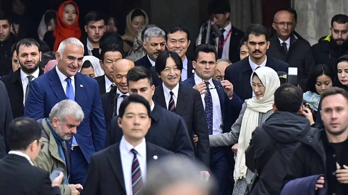 Japonya Veliaht Prens ve Prensesi, Ayasofya-i Kebir Cami-i Şerifi’ni ziyaret etti